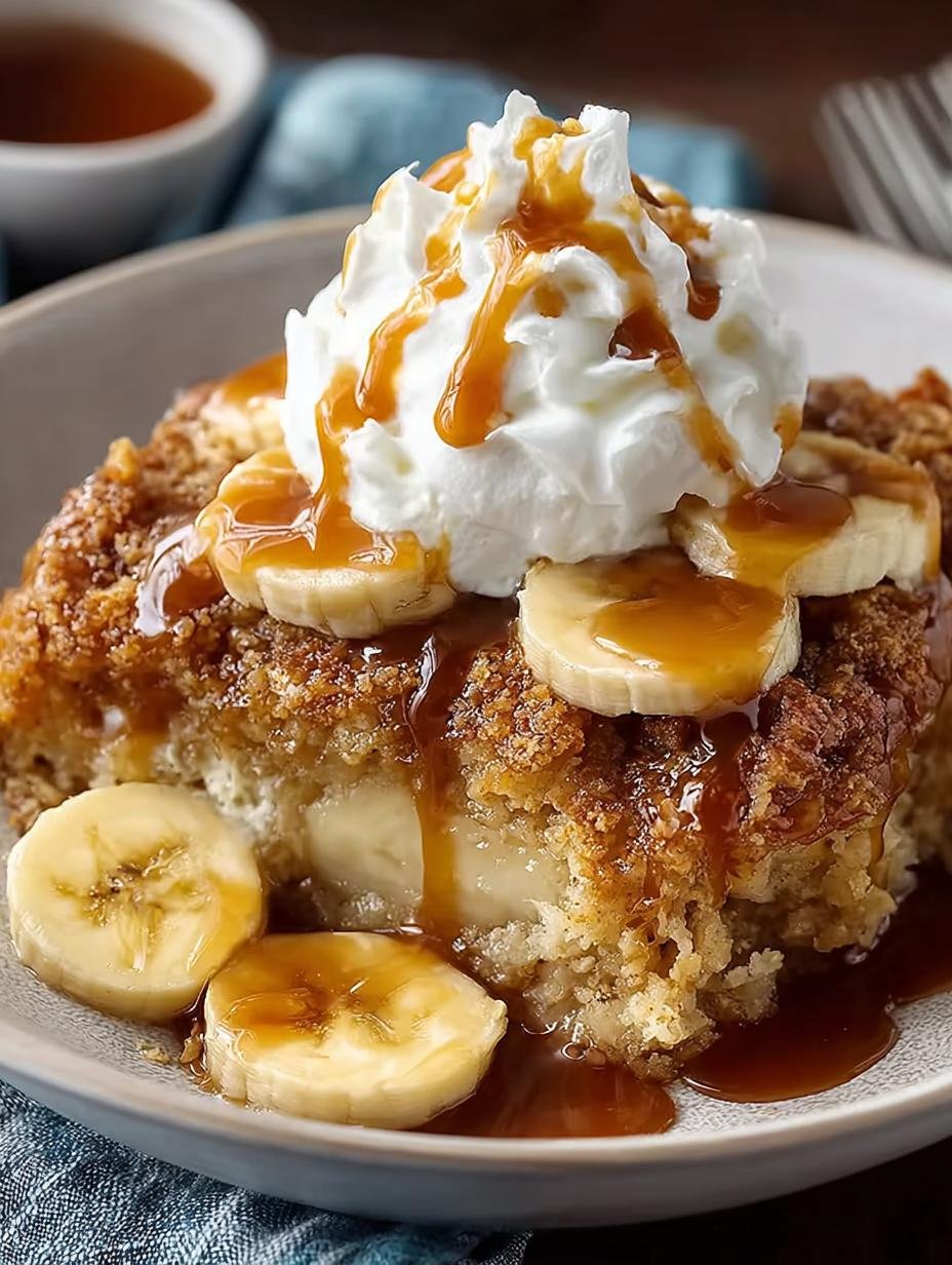 Irresistible Banana Caramel Cobbler to Savor Today