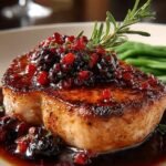Blackberry Pork Chops Sweet