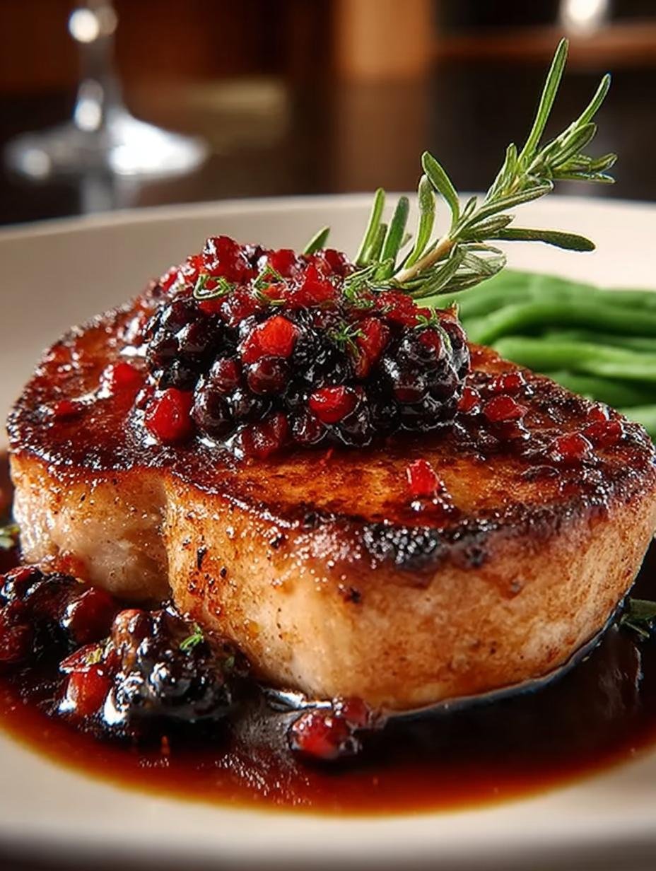Irresistible Blackberry Pork Chops Sweet Delight