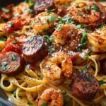 Cajun Shrimp Sausage Pasta