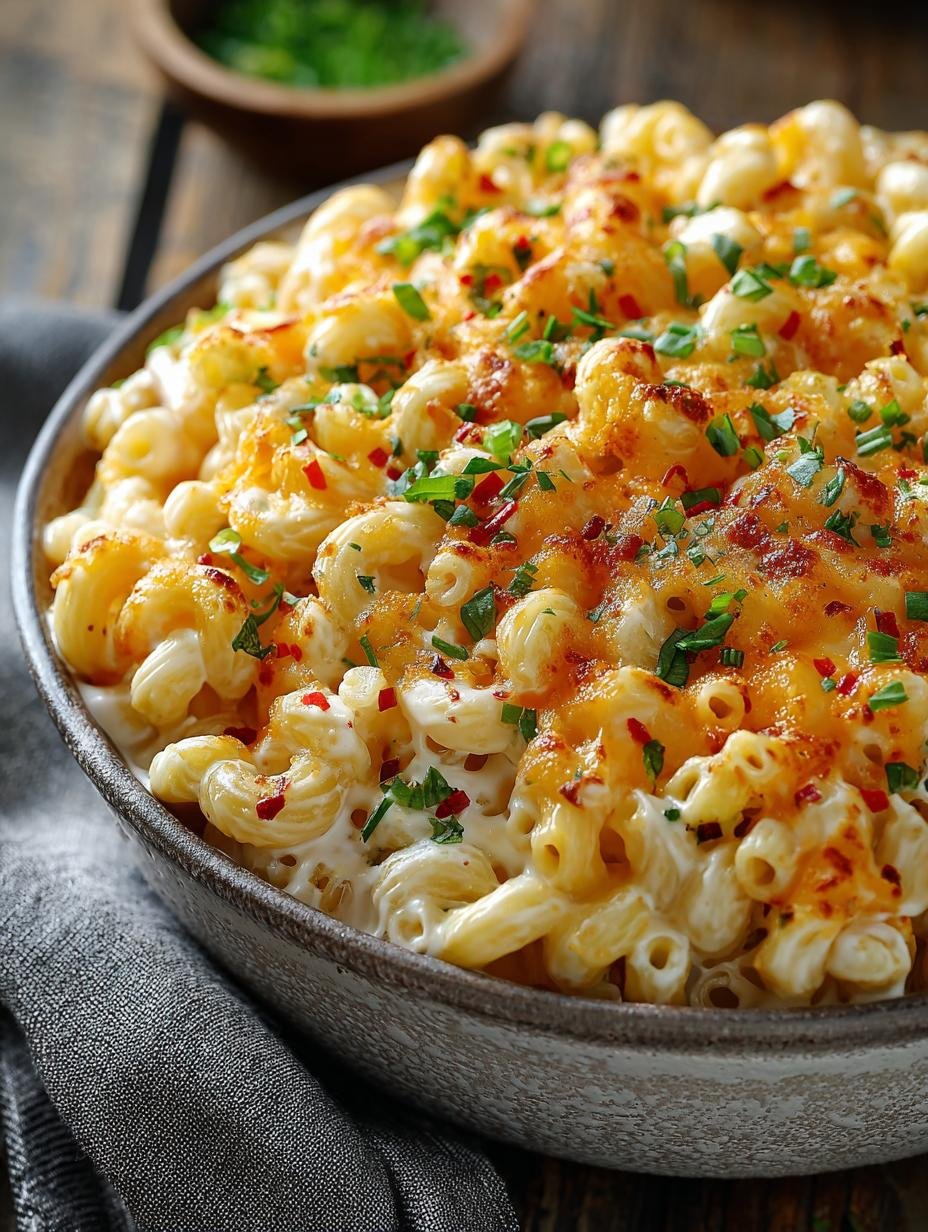Delicious Cheddar Sour Cream Macaroni Salad Recipe - Cheddar Sour Cream Macaroni - main visual representation