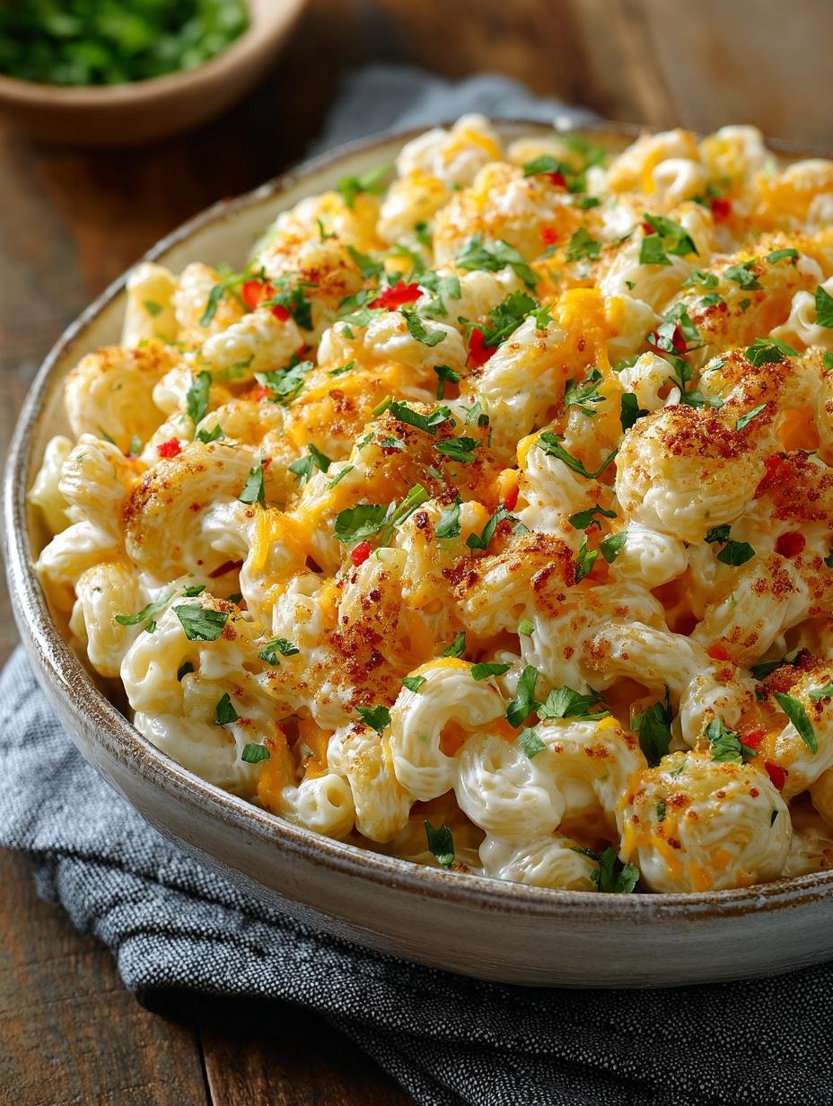 Delicious Cheddar Sour Cream Macaroni Salad Recipe