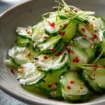 Creamy Asian Cucumber Salad