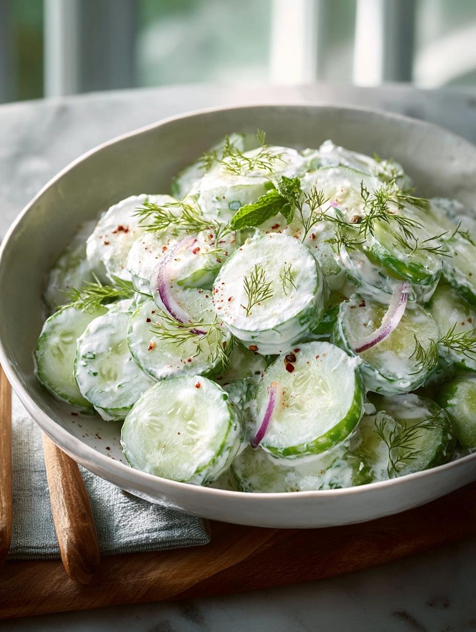 Creamy Cucumber Salad: 7 Refreshing Recipes to Try - Creamy Cucumber Salad - additional detail