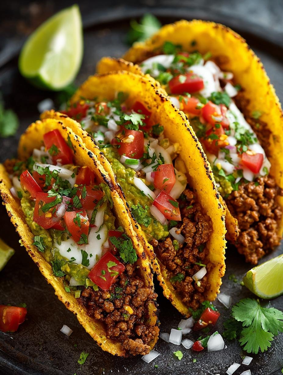 Crispy Ground Beef Tacos: 5 Tips for Perfectly Golden Tacos - Crispy Ground Beef Tacos - main visual representation