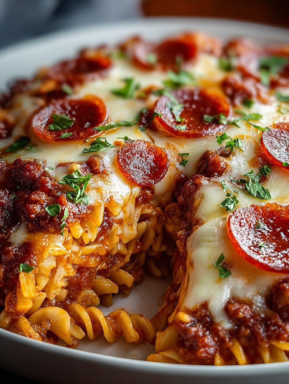 Crockpot Pizza Casserole: 5 Layers of Deliciousness - Crockpot Pizza Casserole - main visual representation