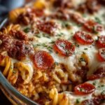 Crockpot Pizza Casserole