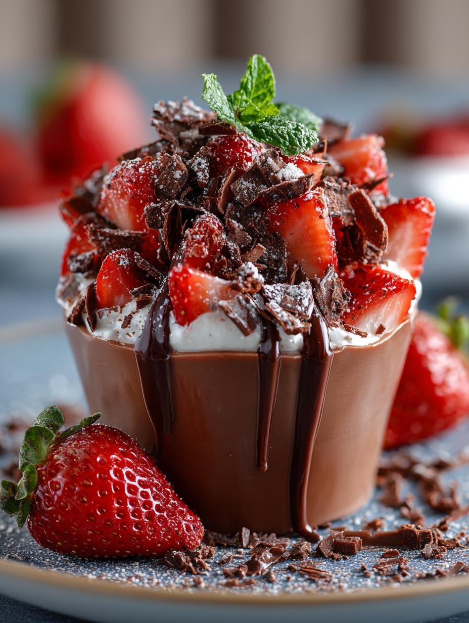 Indulge in 5 Luxurious Dubai Chocolate Strawberry Cups