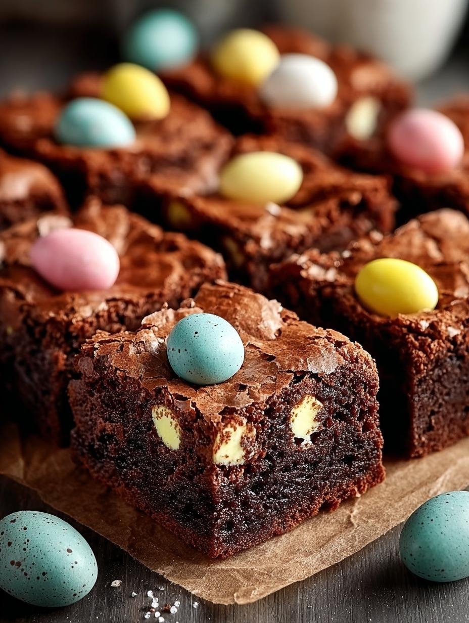 Easter Mini Egg Brownies: 16 Irresistible Treats for Spring - Easter Mini Egg Brownies - main visual representation