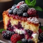 Fresh Mulberry Cake