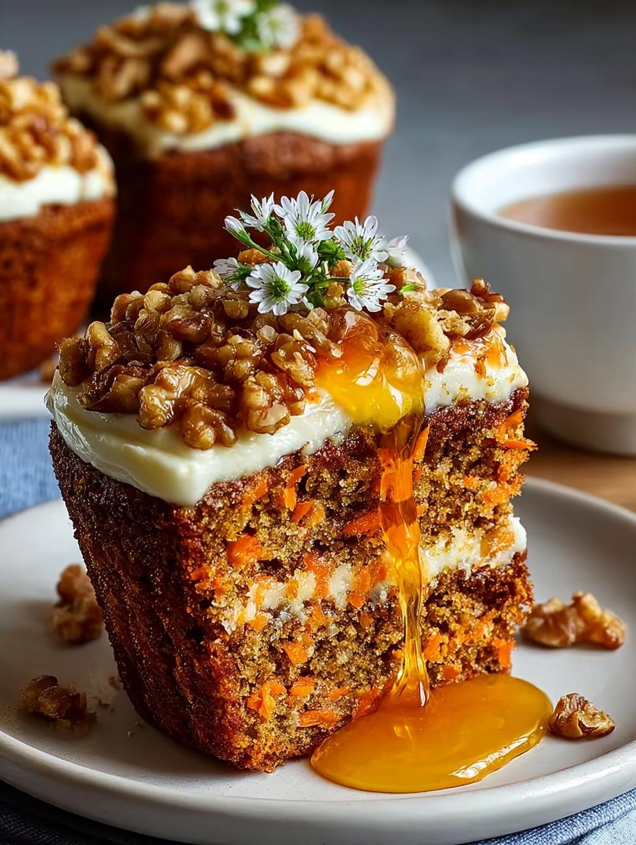 Delicious High Protein Carrot Cake Muffins Recipe - High Protein Carrot Cake - main visual representation