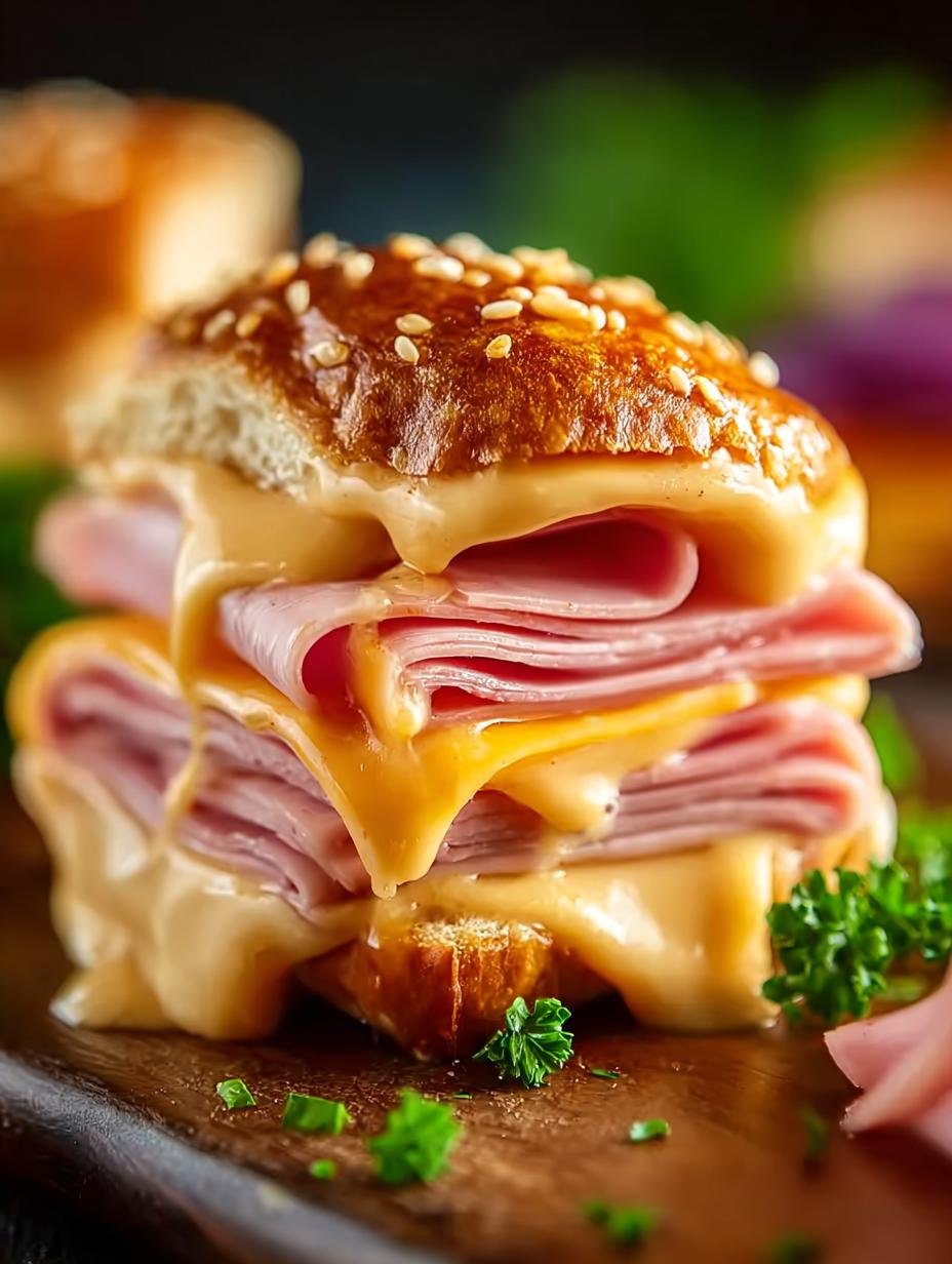 Honey Mustard Ham Cheese Sliders: 9 Irresistible Bites - Honey Mustard Ham Cheese - main visual representation