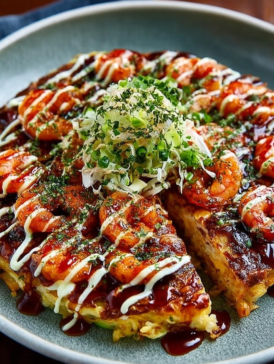 Japanese Shrimp Okonomiyaki: 10 Irresistible Tips - Japanese Shrimp Okonomiyaki - additional detail