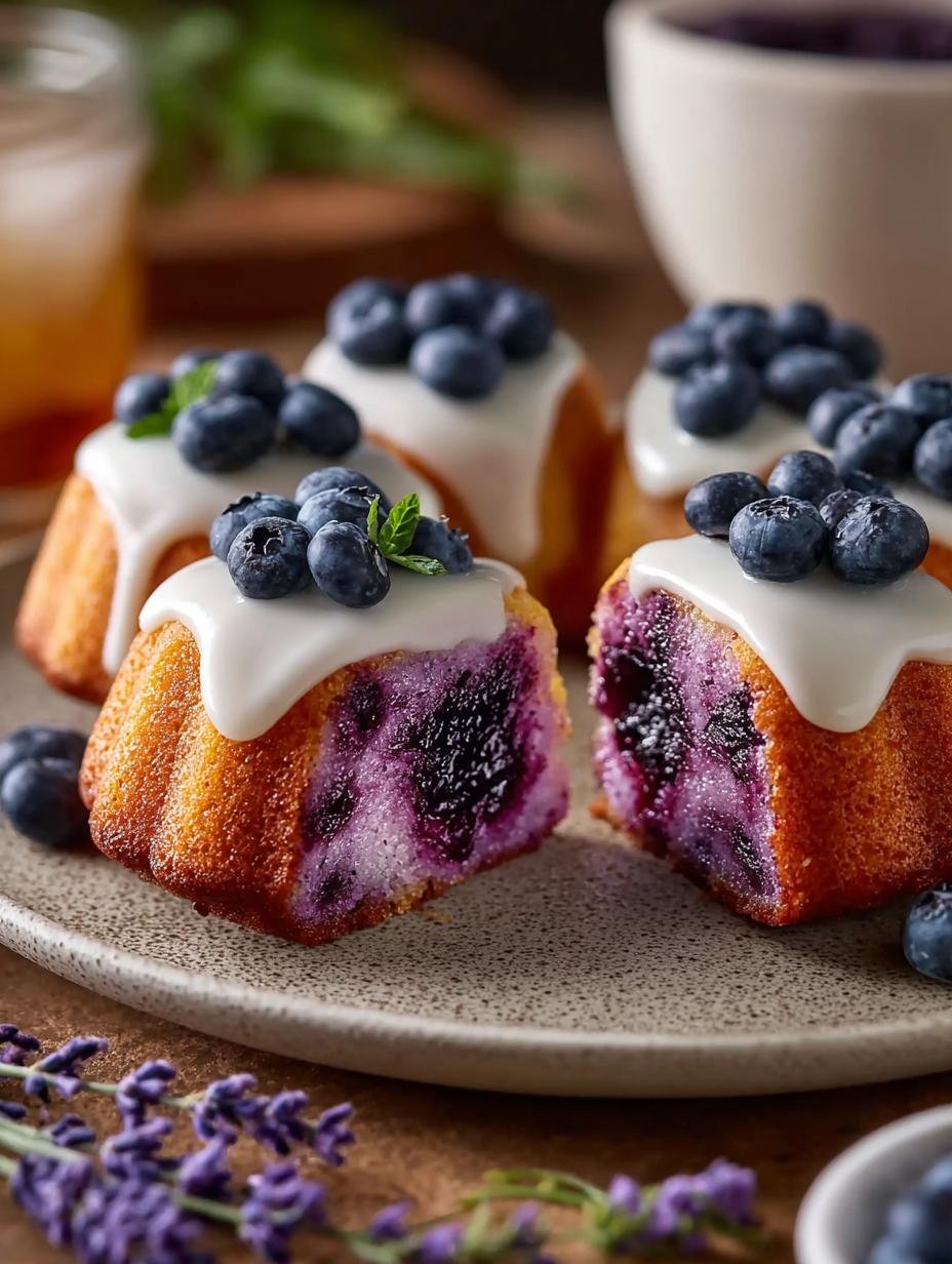 Irresistible Lavender Blueberry Tea Cakes to Savor - Lavender Blueberry Tea Cakes - main visual representation