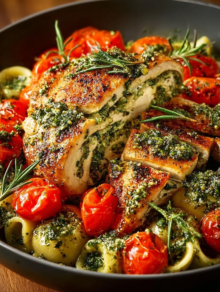 One Pan Pesto Chicken: 30-Minute Flavorful Dinner