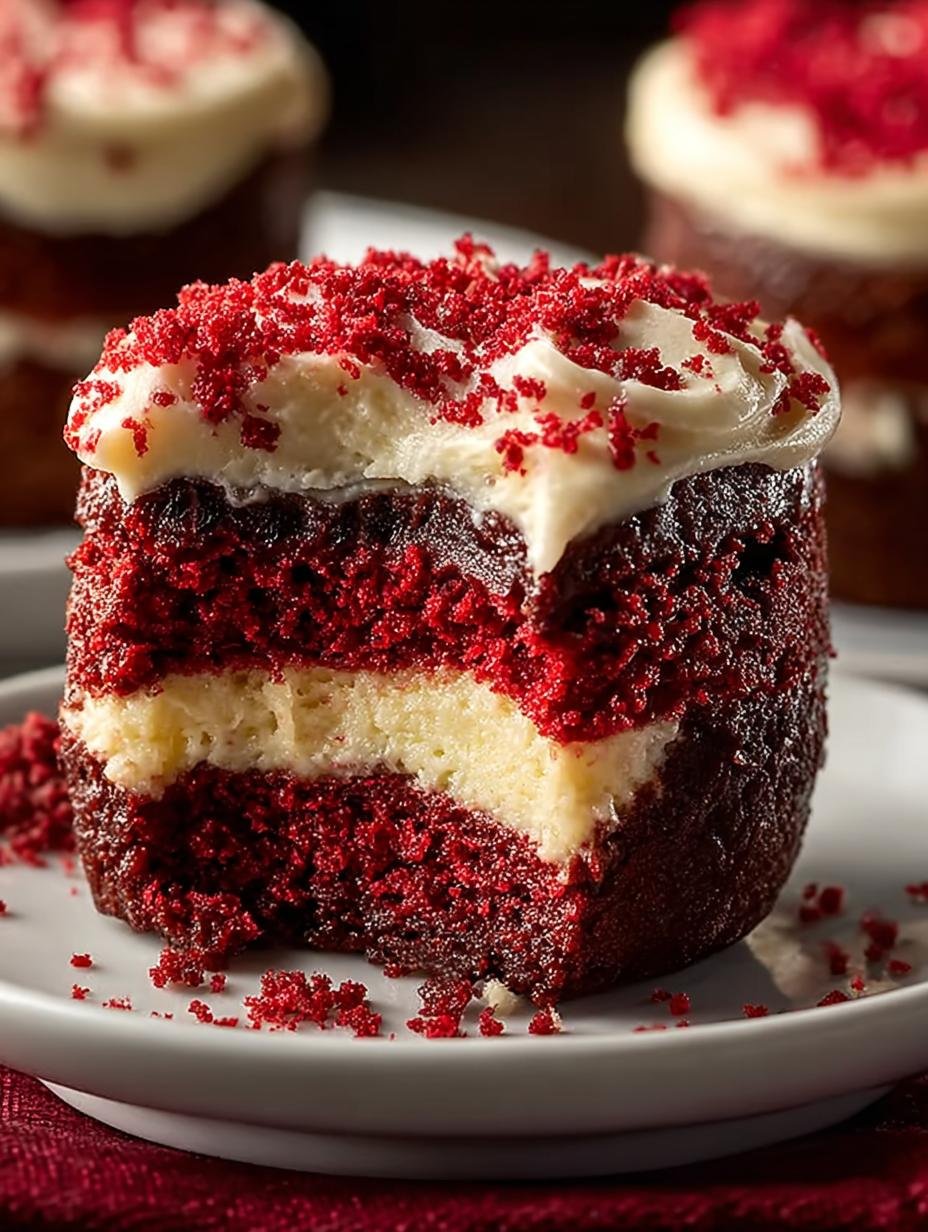Red Velvet Brownie Bites: 16 Irresistible Treats - Red Velvet Brownie Bites - main visual representation