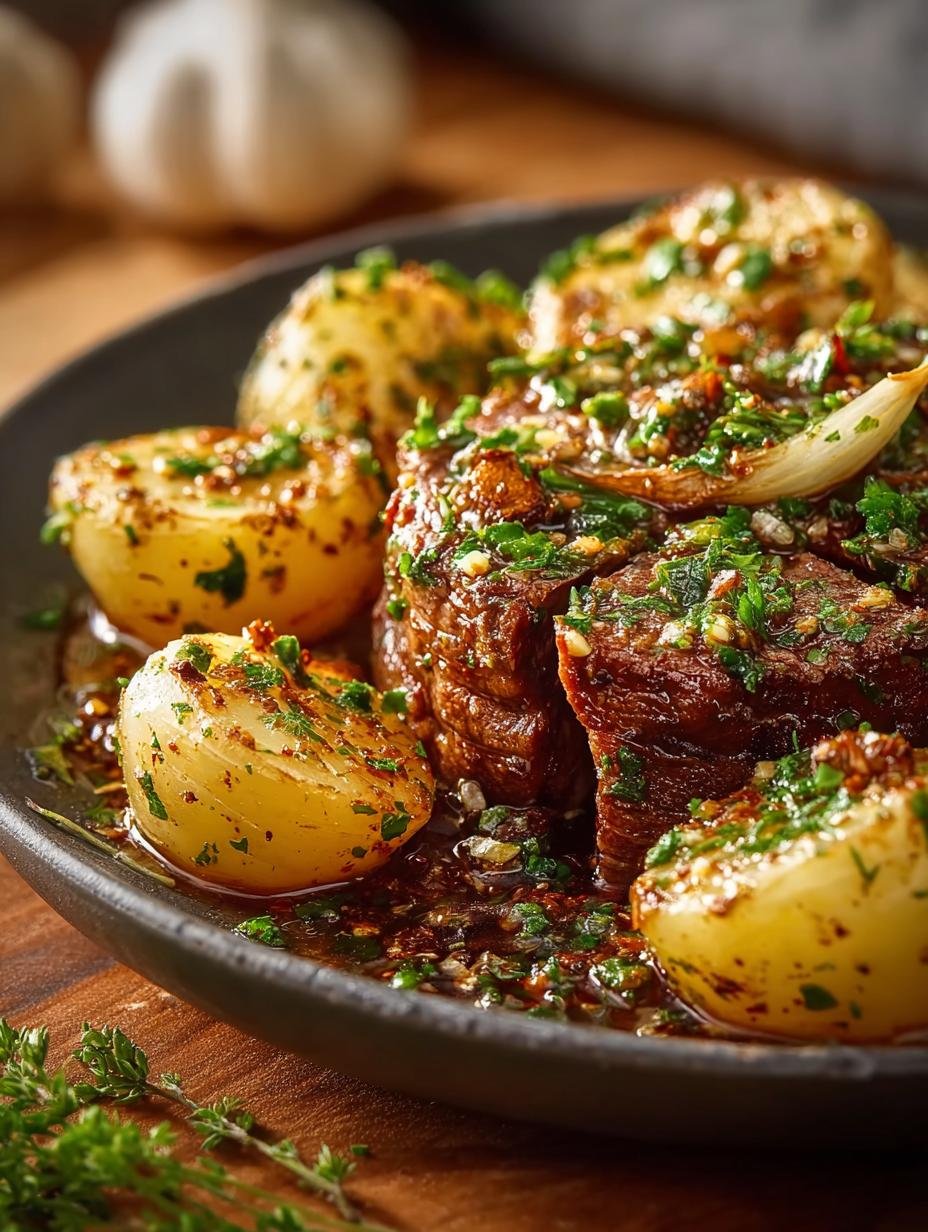 Slow Cooker Garlic Butter
