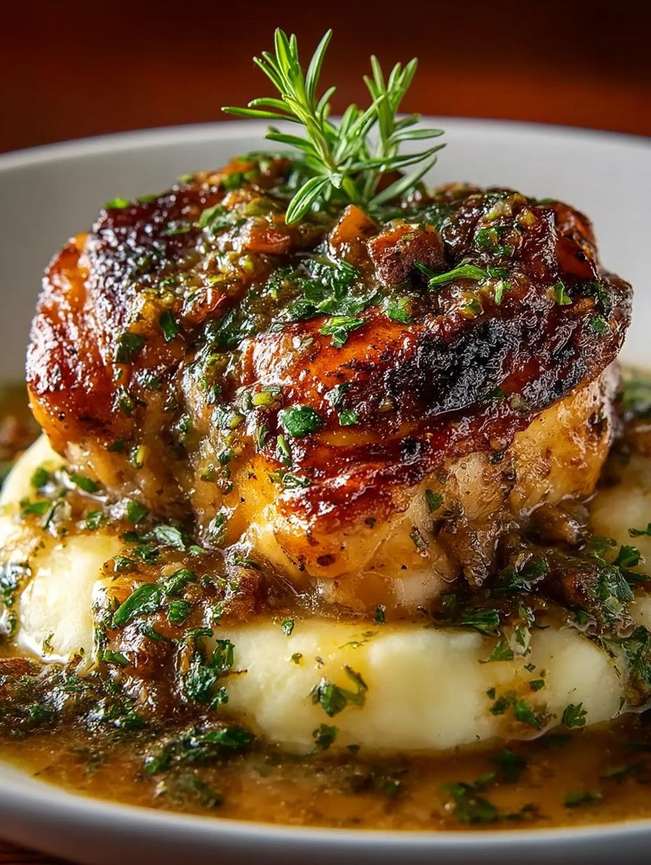 Smothered Chicken Thighs with Creamy Gravy You'll Love - Smothered Chicken Thighs with - main visual representation