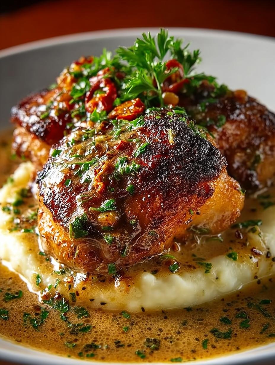 Smothered Chicken Thighs with Creamy Gravy You'll Love - Smothered Chicken Thighs with - additional detail