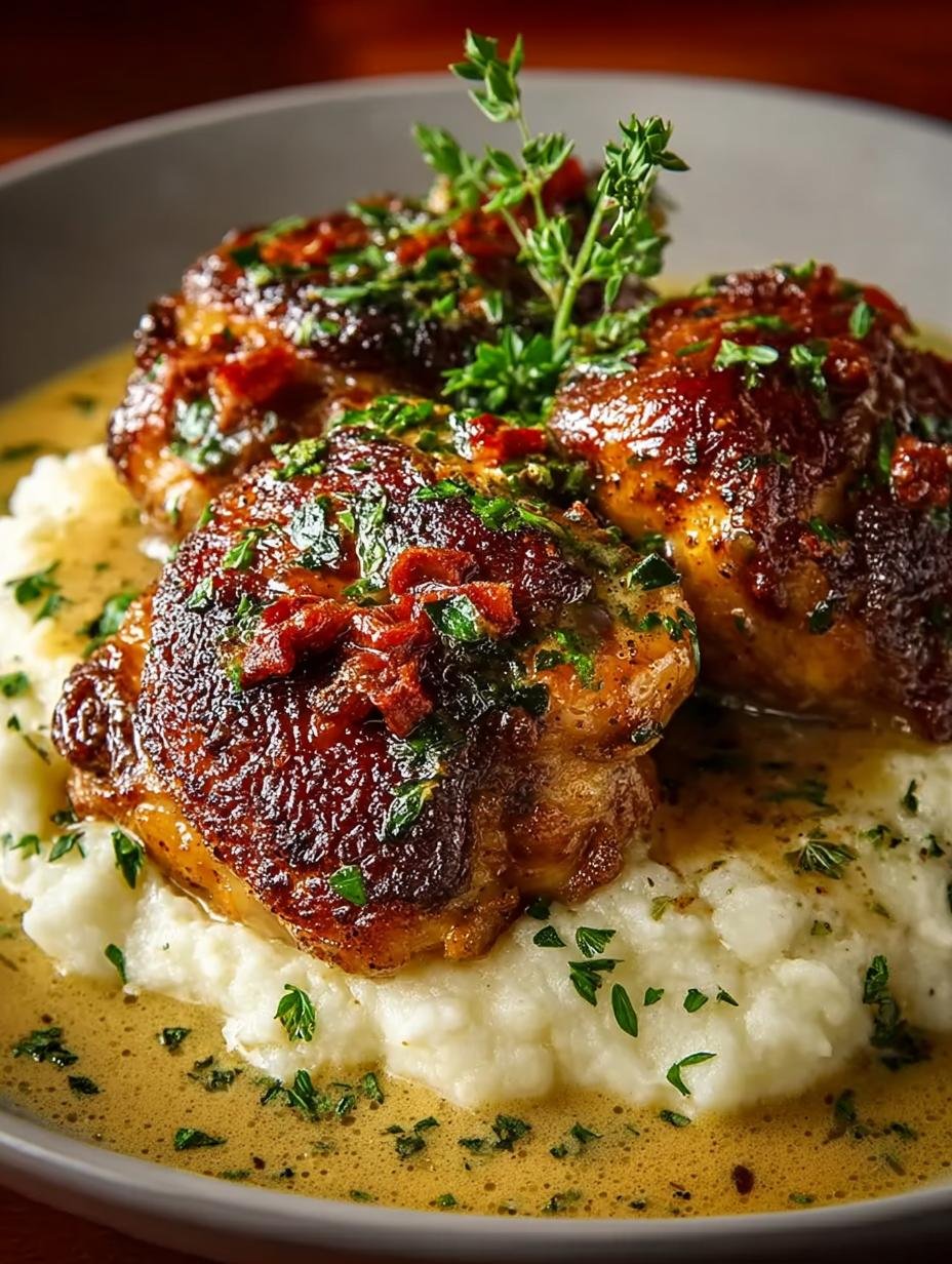 Smothered Chicken Thighs with Creamy Gravy You’ll Love